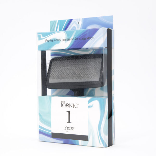 True Iconic Spire Slicker Brush Black