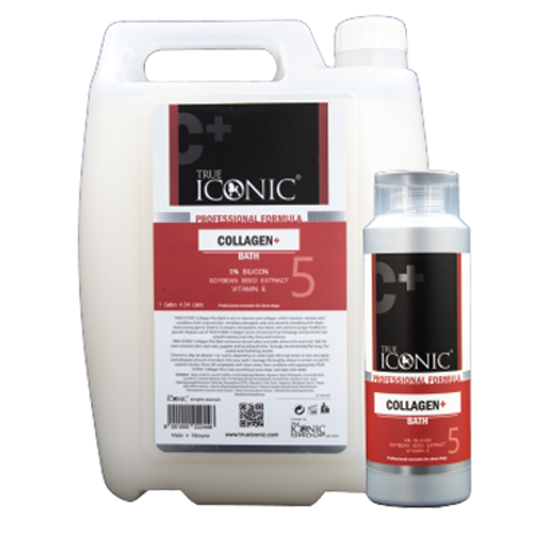 True Iconic Collagen Plus Bath Shampoo, 1000 ml - dziļi mitrinošs šampūns visām šķirnēm un spalvas tipiem