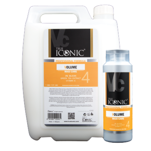 True Iconic Volume Maxi Care Conditioner, 1000 ml - viegls apjoma kondicionieris čirkainiem matiem un šķirnēm ar pavilnu