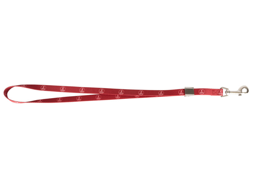 Yento Grooming Noose Red with Logo 55 x 1.5 cm - sarkana 55cm