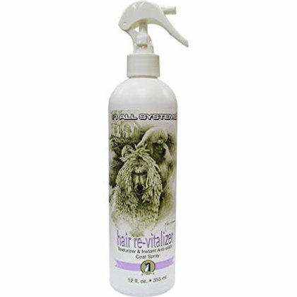 #1 All Systems Hair Revitalizer & Instant Anti-Static Spray, 355 ml - sprejs savēlumu atšķetināšanai, antistatiķis, spalvas teksturēšanai