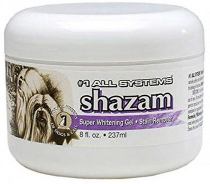 #1 All Systems Shazam Super Whitening Gel, 237 ml - efektīvi noņem traipus no asarām, urīna, ēdiena, ar balinošo efektu