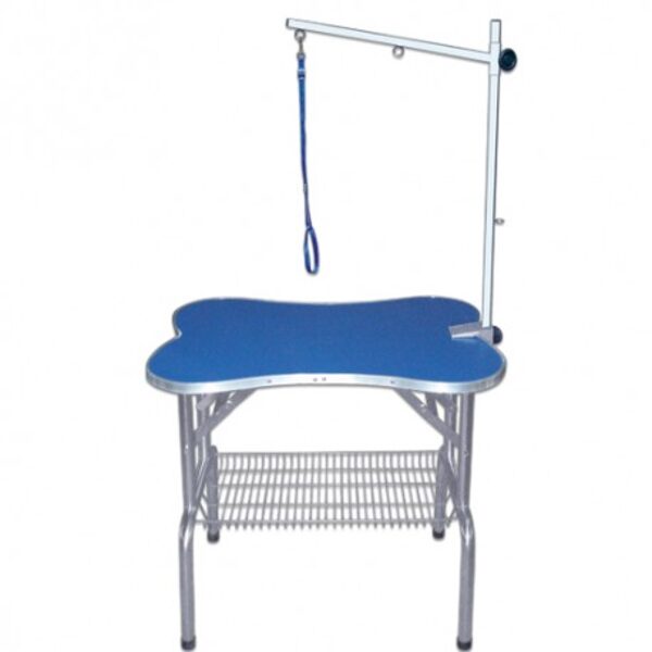 Phoenix Universal Folding Grooming Table Bone - H:78cm, 85x55cm, BLUE