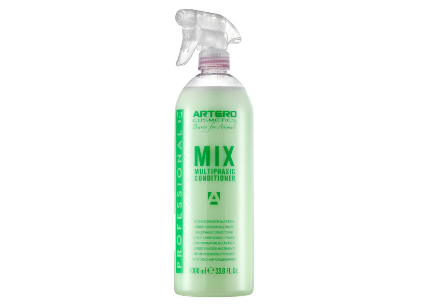 Artero MIX Multiphasic Conditioner Spray, 1000 ml - несмываемый кондиционер с эффектом антистатика для облегчения расчёсывания