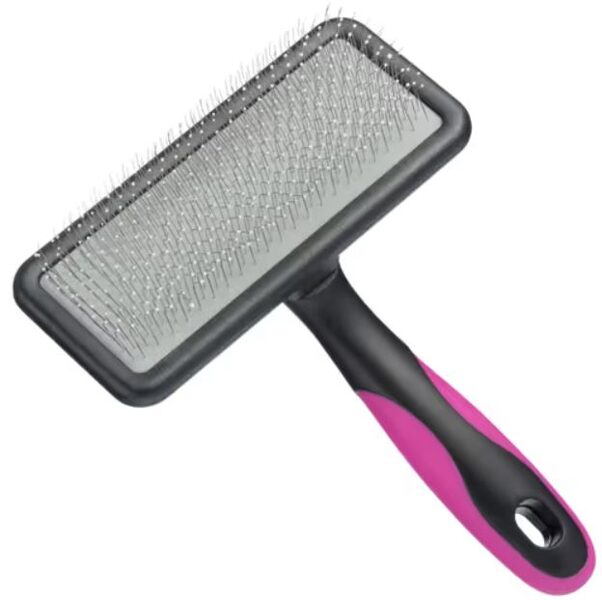 Blovi Large Ball Pin Slicker - a soft poodle brush with safe pins, large