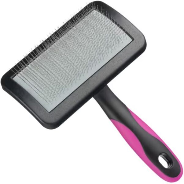 Blovi Medium Soft Slicker - a soft poodle brush for dogs and cats, medium
