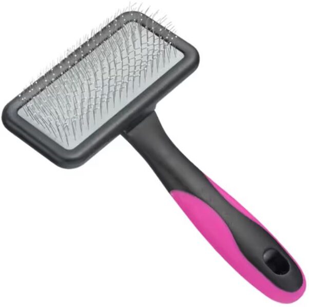 Blovi Medium Ball Pin Slicker - soft poodle brush with safe pins, medium
