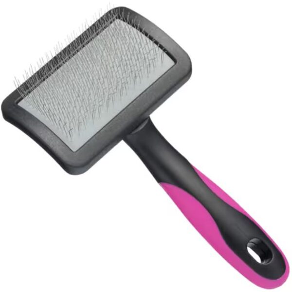 Blovi Small Soft Slicker - a soft poodle brush for dogs and cats, small