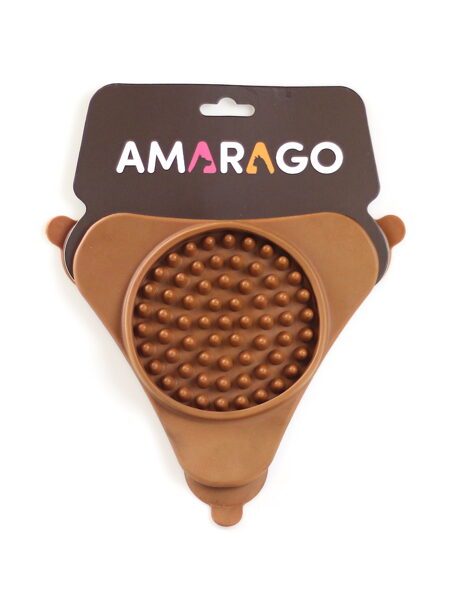 Amarago licking mat - brown