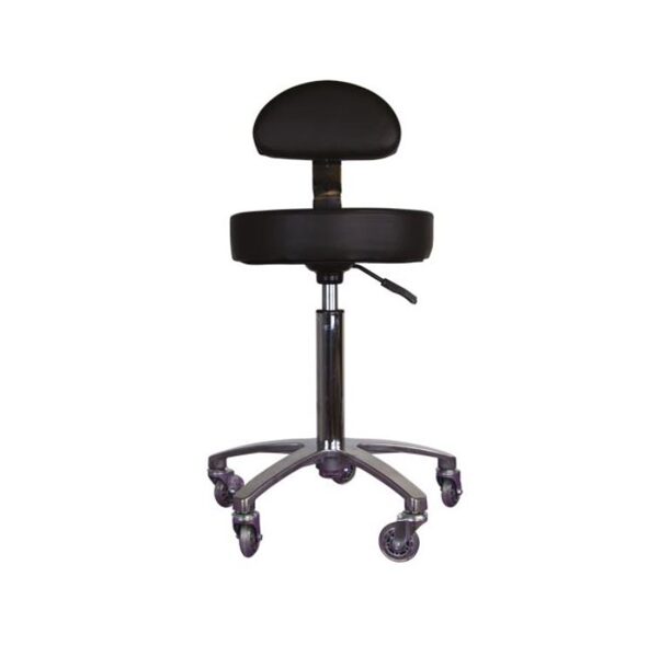 Grooming stool black with Seat thickness