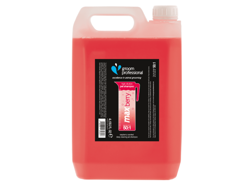 Groom Professional MAX Berry Shampoo, 4L - dziļi attīrošs šampūns