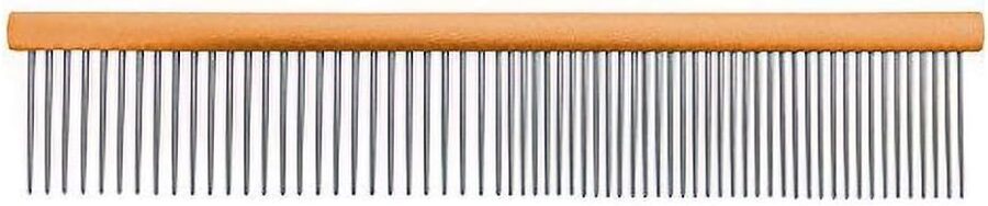 Groom Professional Spectrum Aluminium Comb 50/50 Orange 19cm