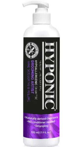 HYPONIC Hypoallergenic Hand Scissoring & Volume Shampoo, 530ml