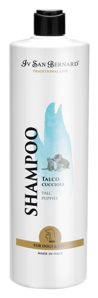 Iv San Bernard Talc Shampoo, 1000 ml - šampūns kaķēniem un kucēniem