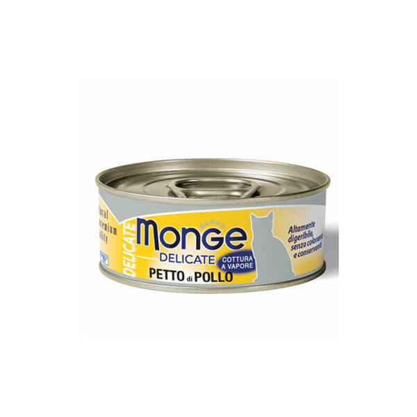 Monge Delicate Chicken 80 gr - консервы для кошек с курицей