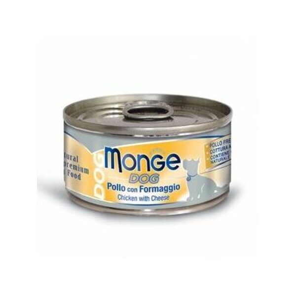 Monge Dog Chicken with Cheese 95 gr - dog wet food