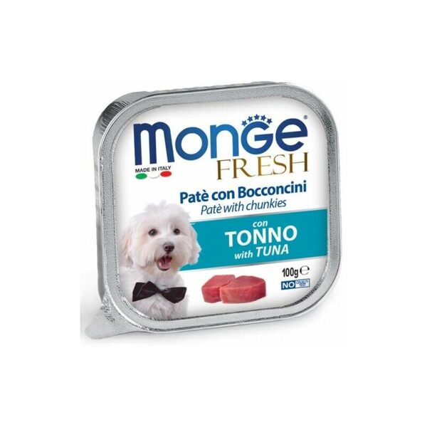 Monge Fresh pate with Tuna 100 gr - konservi suņiem