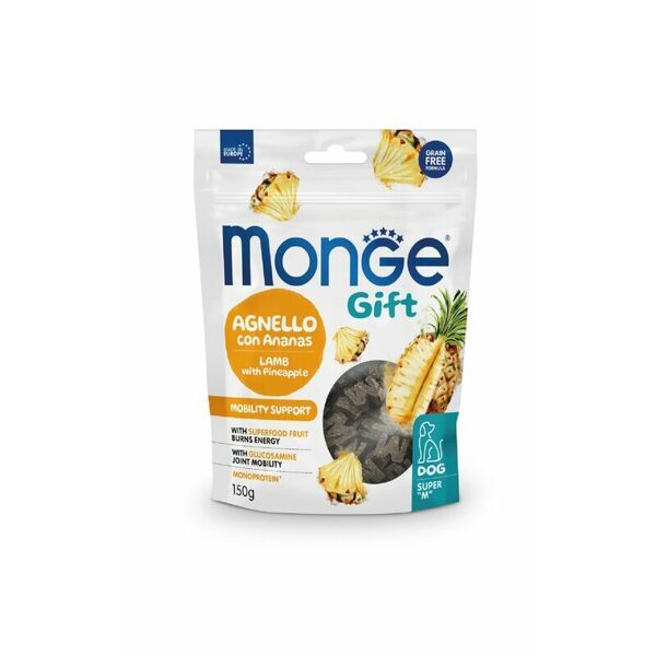 MONGE GIFT Dog SUPER M Mobility support Lamb with pineapple / 150 gr