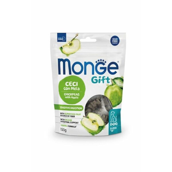 MONGE GIFT Dog SUPER M Sensitive digestion Chickpeas with apple / 150 gr 