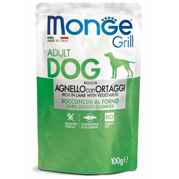 Monge Grill Pouch Lamb and Vegetables 100 g