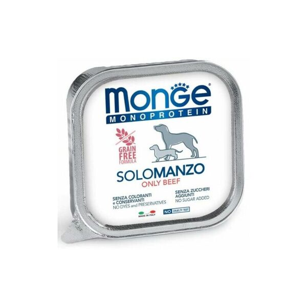 Monge Monoproteinic Pate 100% beef 150 gr - konservi suņiem