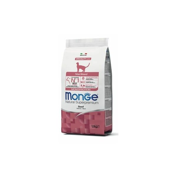 MONGE Sterilised Monoprotein Beef 1,5 kg 