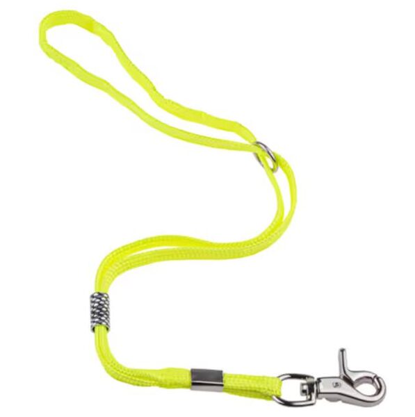 Blovi nylon grooming leash for a boom 50 cm - Neon Yellow - желтая ринговка 50см