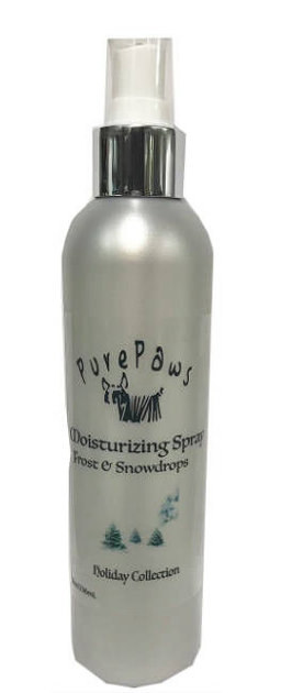 Pure Paws Moisturizing Spray - Frost & Snowdrops, 237 ml - nodrošina dzīvībai svarīgas barības vielas, lai mitrinātu un aizsargātu ādu