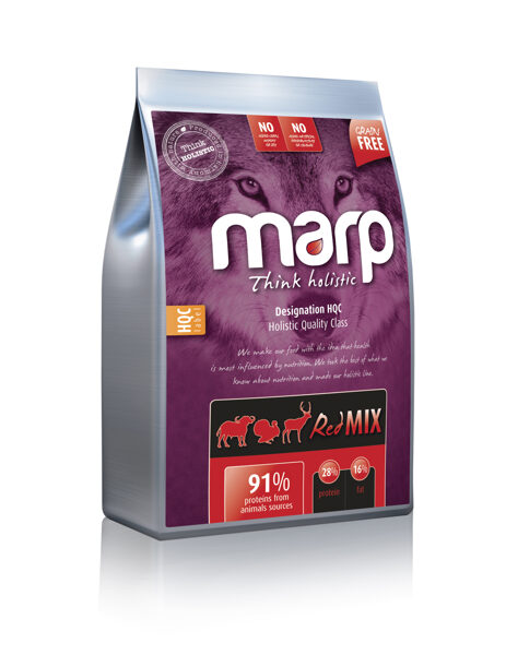 Marp Think Holistic Red Mix - Tītars, Angus liellops, Briedis, 2 kg