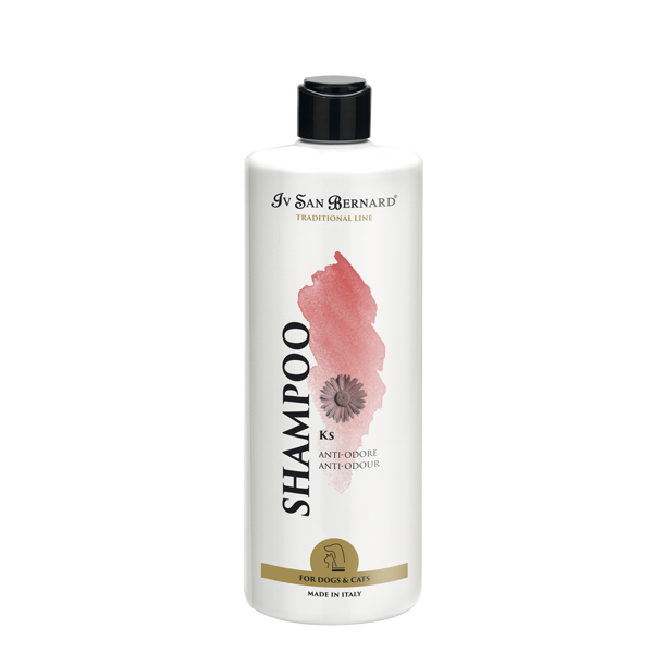 Iv San Bernard KS Anti-Odour Shampoo, 500 ml - removes the unpleasant odour that affects some dog breeds