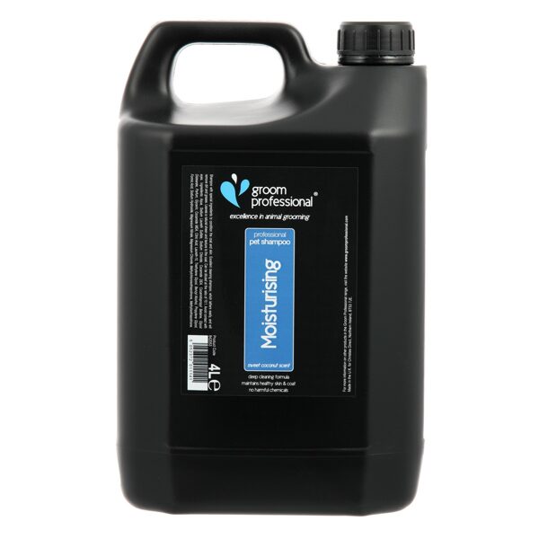 Groom Professional Coconut Moisturizing Shampoo, 4000 ml - очищающий шампунь, который кондиционирует сухую шерсть и кожу