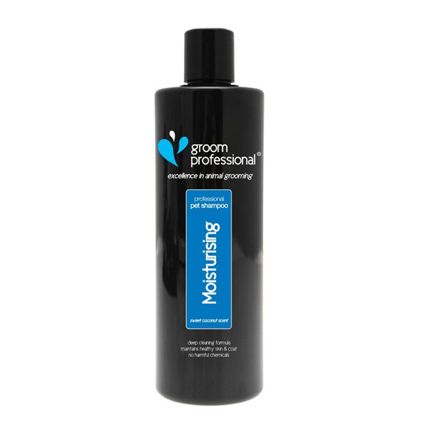Groom Professional Coconut Moisturizing Shampoo, 450 ml - attīrošs šampūns, kas kondicionē sausu kažoku un ādu