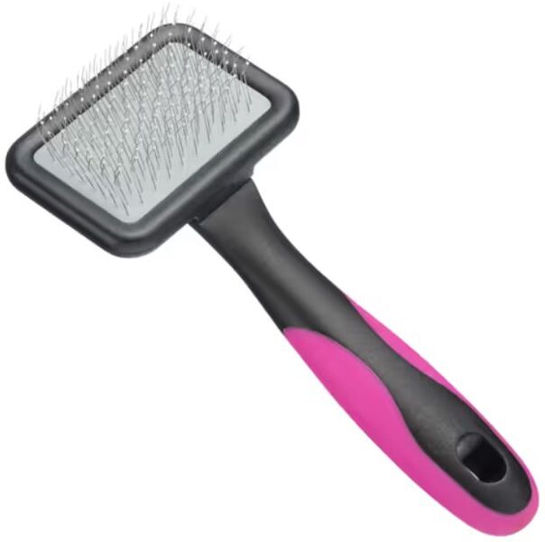 Blovi Small Ball Pin Slicker - a soft poodle brush with safe pins, small