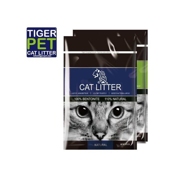 Tiger Pet Natural Fresh, 5 litri - cementējoši pakaiši kaķu tualetei bez aromāta
