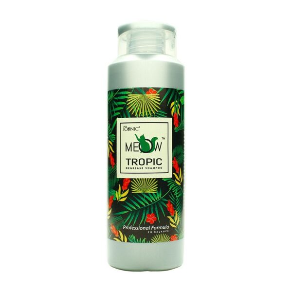 True Iconic MEOW Tropic Degrease Shampoo, 400 ml - attaukojošs, dziļi attīrošs šampūns