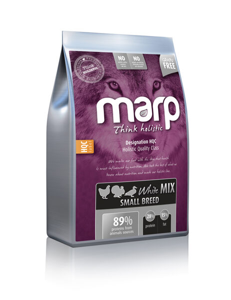 Marp Think Holistic White Mix Small Breed - Vista, Tītars, Pīle, 2 kg