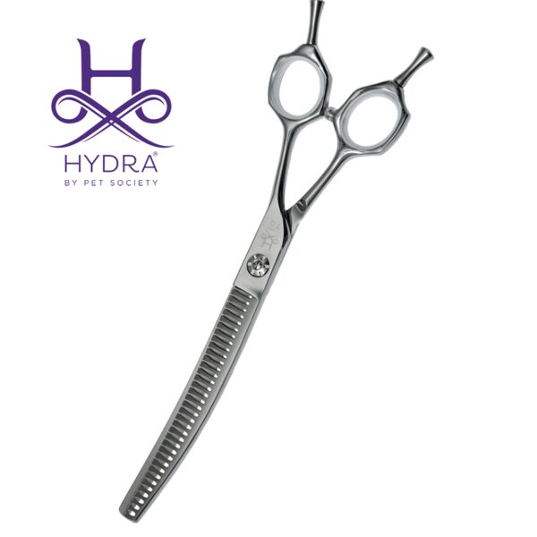 Hydra GLOW Curved Chunker Scissors 7,0` 35T