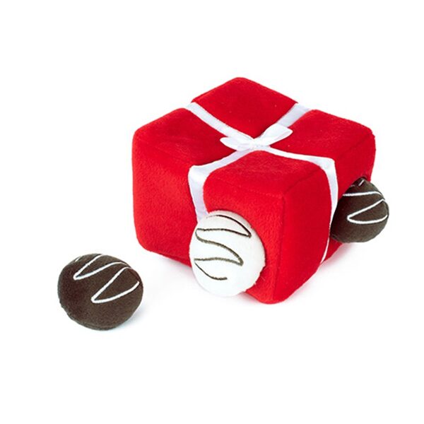 Zippy Paws Zippy Burrow - Box of Chocolates, 15 x 15 x 11 cm