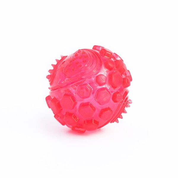 Zippy Paws ZippyTuff Squeaker Ball - Pink Large, 7.5cm