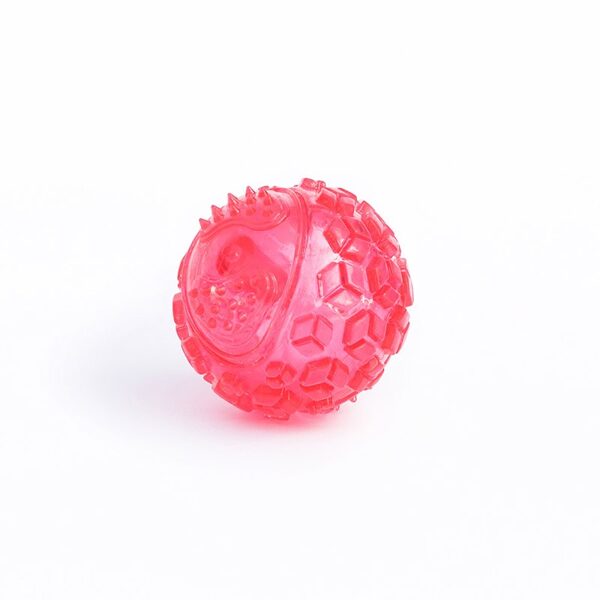 Zippy Paws ZippyTuff Squeaker Ball - Pink Small, 6.5cm